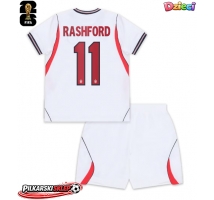 Anglia Marcus Rashford #11 Koszulka Podstawowa dzieci MŚ 2026 Krótki Rękaw (+ krótkie spodenki)